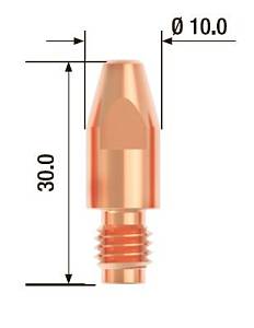 FUBAG Контактный наконечник M8х30 мм ECU D=0.8 мм (10 шт.)