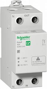 Schneider Easy9 Реле напряжения 1П+Н 40А, 230В, 50 Гц EZ9C1240