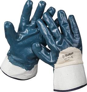 Перчатки ЗУБР &quot;МАСТЕР&quot; рабочие с нитриловым покрытием ладони, размер M (8) 11271-M