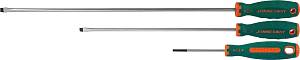 D71S6300 Отвертка стержневая шлицевая ANTI-SLIP GRIP, SL6.5х300 мм JONNESWAY