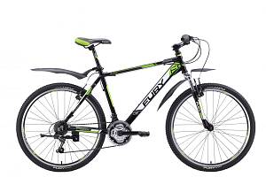 Велосипед FURY Yokogama черный/белый/зеленый 18&quot;