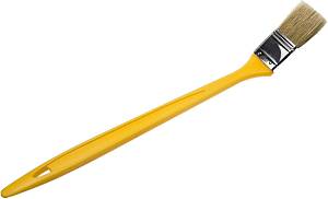 STAYER UNIVERSAL, 25 мм, 1″, щетина светлая натуральная, пластмассовая ручка, все виды ЛКМ, радиаторная кисть (0110-25)
