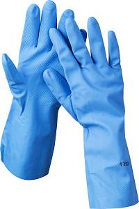 Перчатки ЗУБР нитриловые, повышенной прочности, с х/б напылением, размер L 11255-L