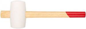 Киянка резиновая белая, деревянная ручка 70 мм ( 680 гр ) КУРС