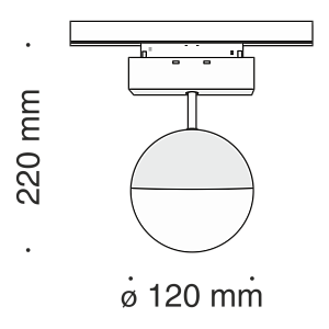 Трековый светильник Technical TR017-2-10W3K-B