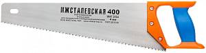 Ножовка по дереву "Ижевск", шаг 4 мм, пластиковая ручка 400 мм Российское пр-во