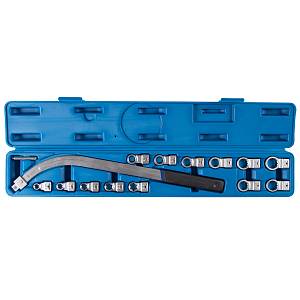 Набор ключей для натяжения ремня, 12-19 мм, кейс, 15 предметов МАСТАК 103-20115C