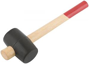 Киянка резиновая, деревянная ручка 45 мм ( 230 гр ) KУРС