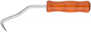 Крюк для вязки арматуры, деревянная ручка 220 мм FIT