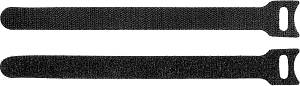 ЗУБР ВЕЛЬКРО, 16 x 210 мм, нейлон РА66, 100 шт, черные, кабельные стяжки-липучки, Профессионал (30932-100)