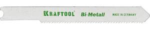 KRAFTOOL по металлу Bi-Met, US-хвост., шаг 1.2 мм, 55 мм, 2 шт., полотна для лобзика 159655-1.2