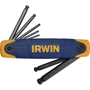 Ключи складные шестигранные набор 7 шт 2-8 мм (6уп) Irwin Т10765-10504804