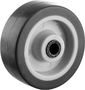 ЗУБР d 50 мм, г/п 40 кг, резина/полипропилен, термопластичное колесо, Профессионал (30946-50)